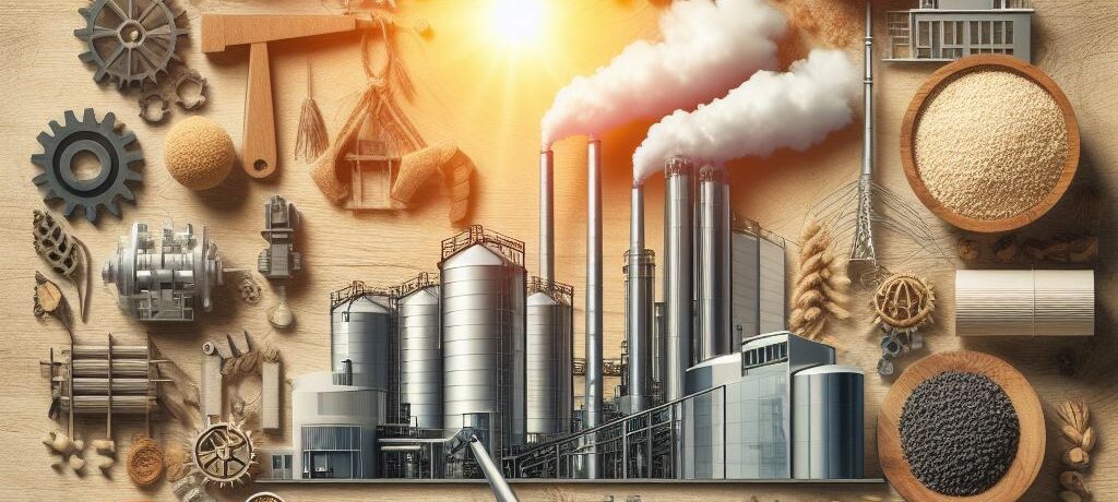 In India, various crop residues are used for making biomass pellets
