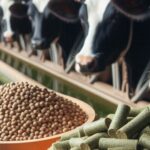 How can Napier Grass be effectively used to create nutritious feed pellets for livestock, ensuring balanced nutrition and optimal feed quality?