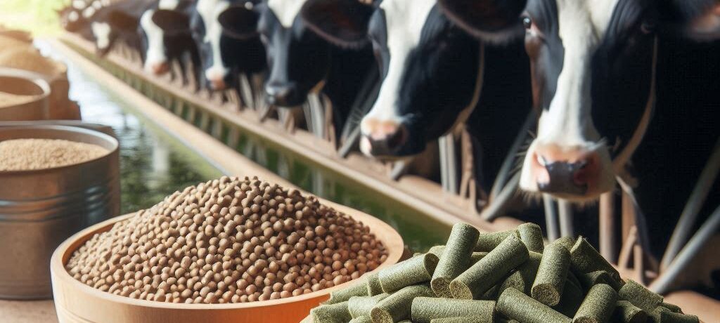 How can Napier Grass be effectively used to create nutritious feed pellets for livestock, ensuring balanced nutrition and optimal feed quality?