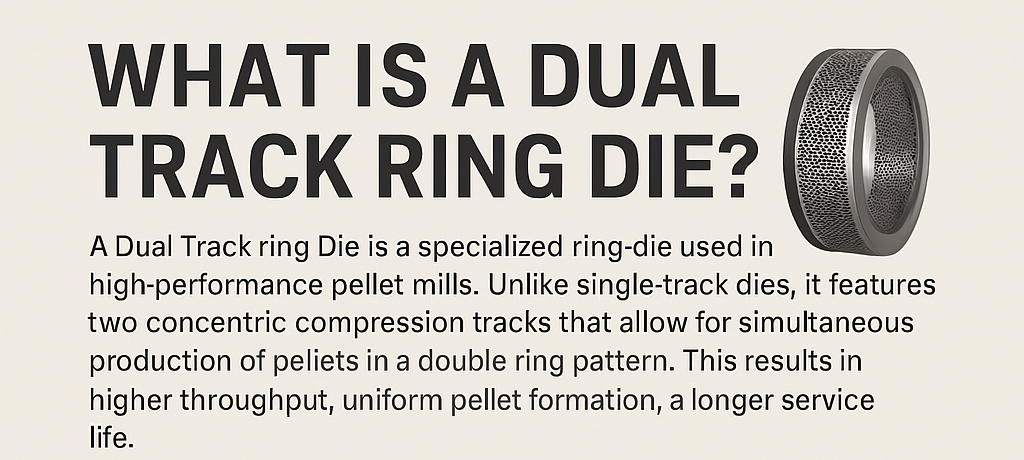 What is a Dual Track Ring Die for Horizontal Pellet Mill?