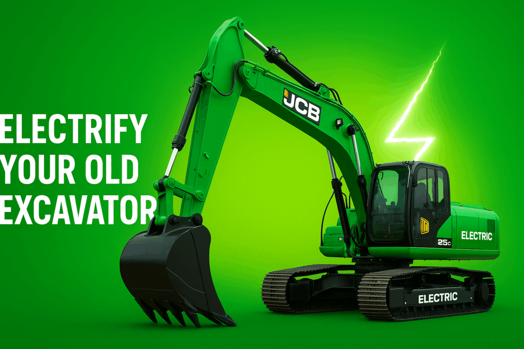 ð¿ Electrify Your Old Excavator – Power the Future Green! ⚡