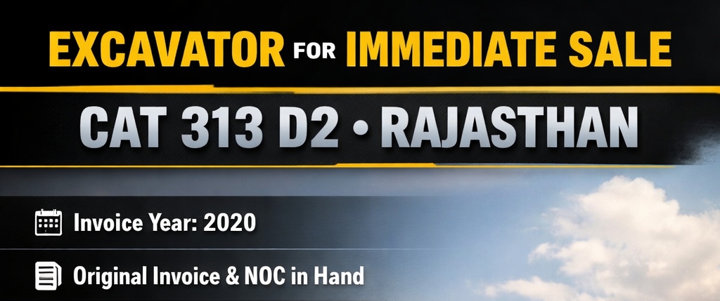 Excavator for Immediate Sale – CAT 313 D2