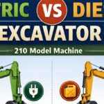 How much electricity does an electric excavator consume per hour?