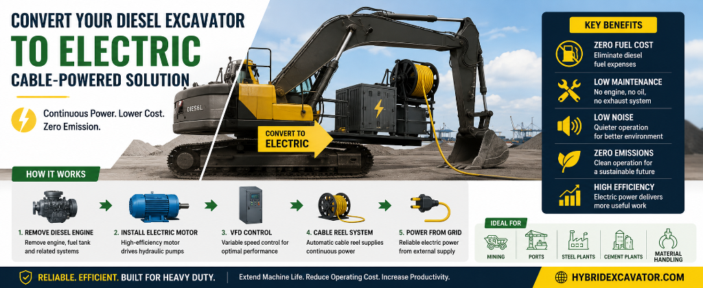 Can my existing excavator be converted? Yes — most major brands supported.