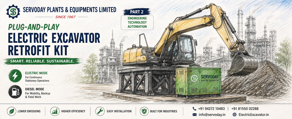 Advanced Engineering Behind Servoday’s Plug-and-Play Electric Excavator Retrofit Kit
