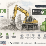 Convert Your Existing Diesel Excavator into a Stationary Electric Excavator with Servoday’s Plug-and-Play Electric Excavator Retrofit Kit Part 1